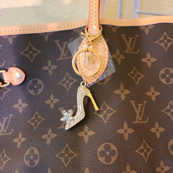 👠High Heel Crystal Rhinestone Keychain Pendant - Picture 5 of 10